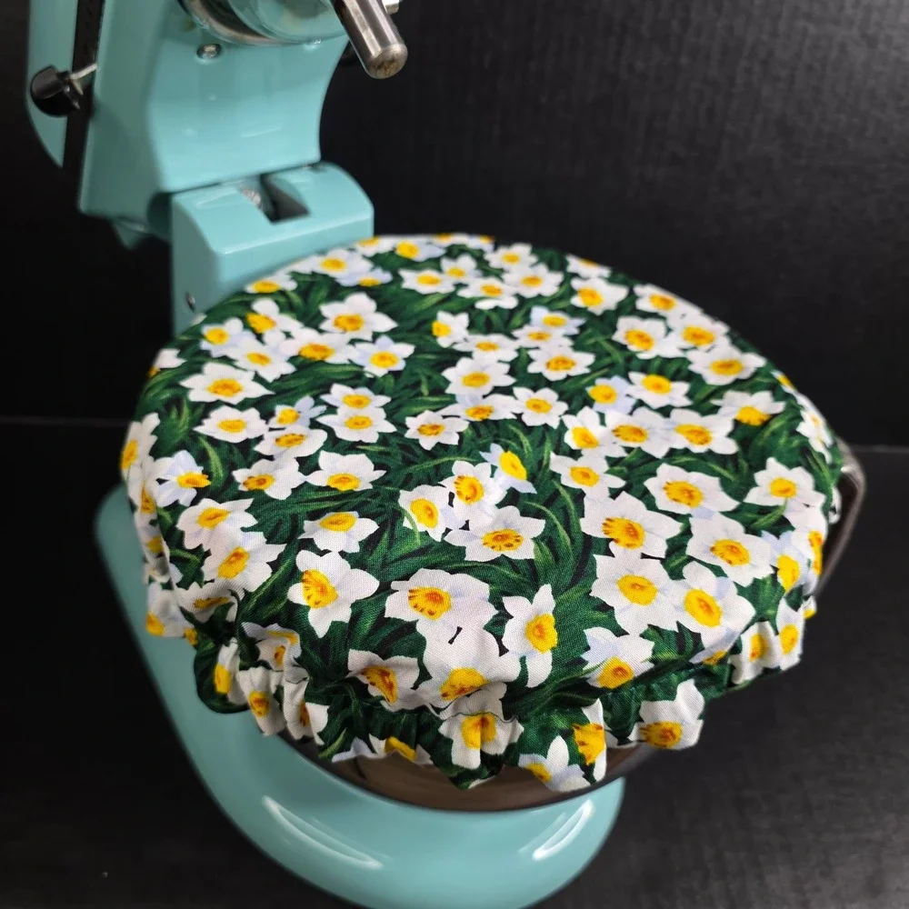 Tomato Vine Daffodils Reversible KitchenAid Mixer Mixing Bowl Cover Baking